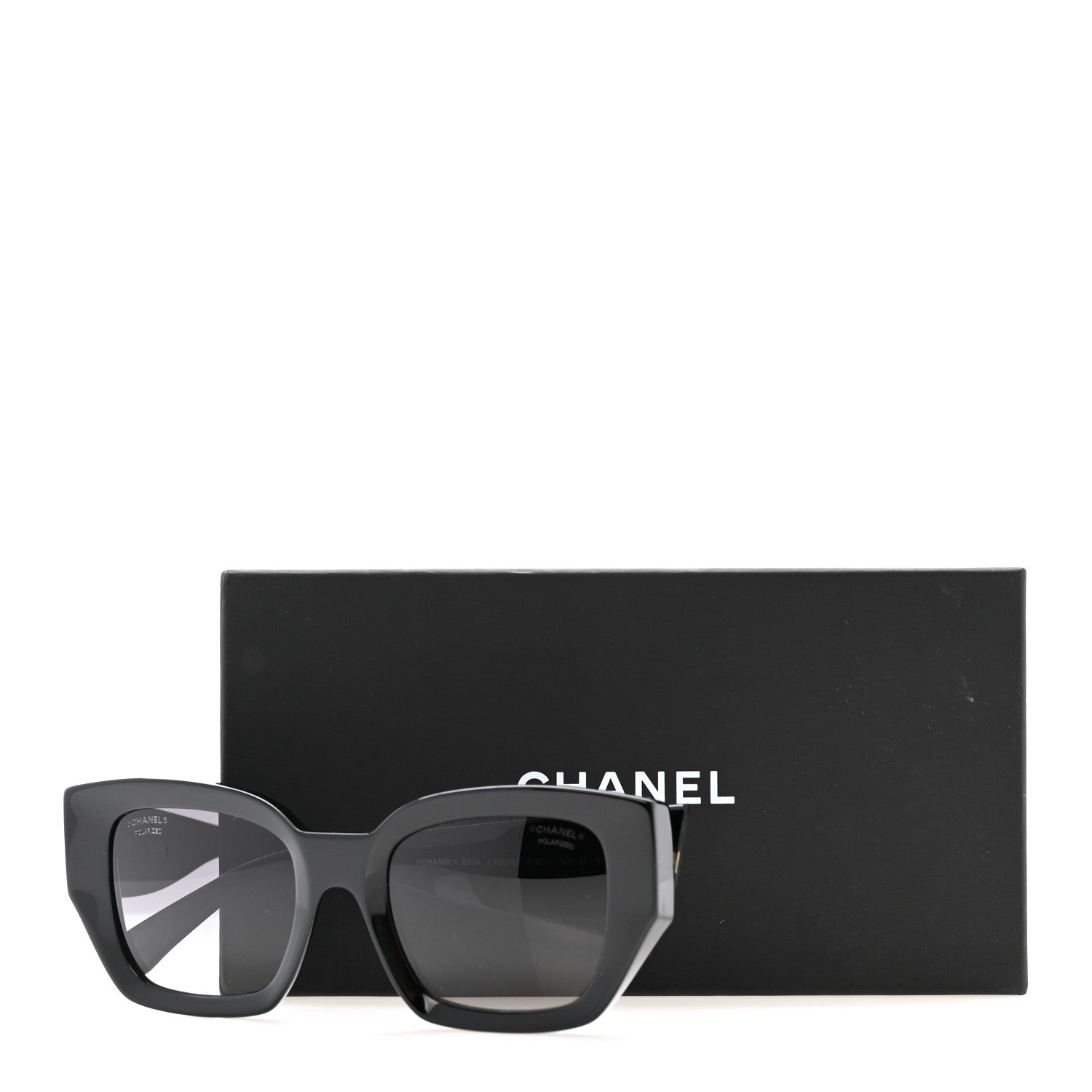 Chanel Square Sunglasses — Black