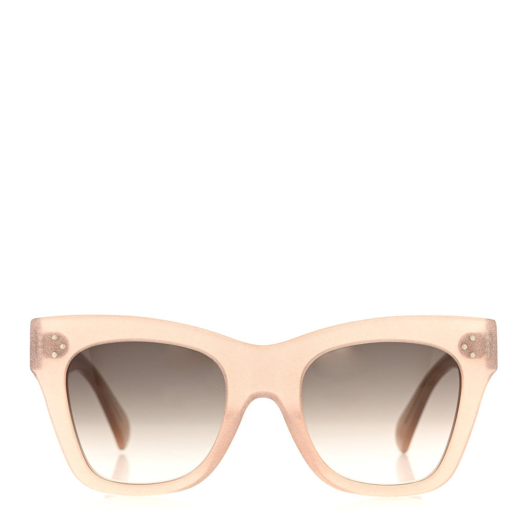 Celine Cat-Eye Sunglasses — Transparent