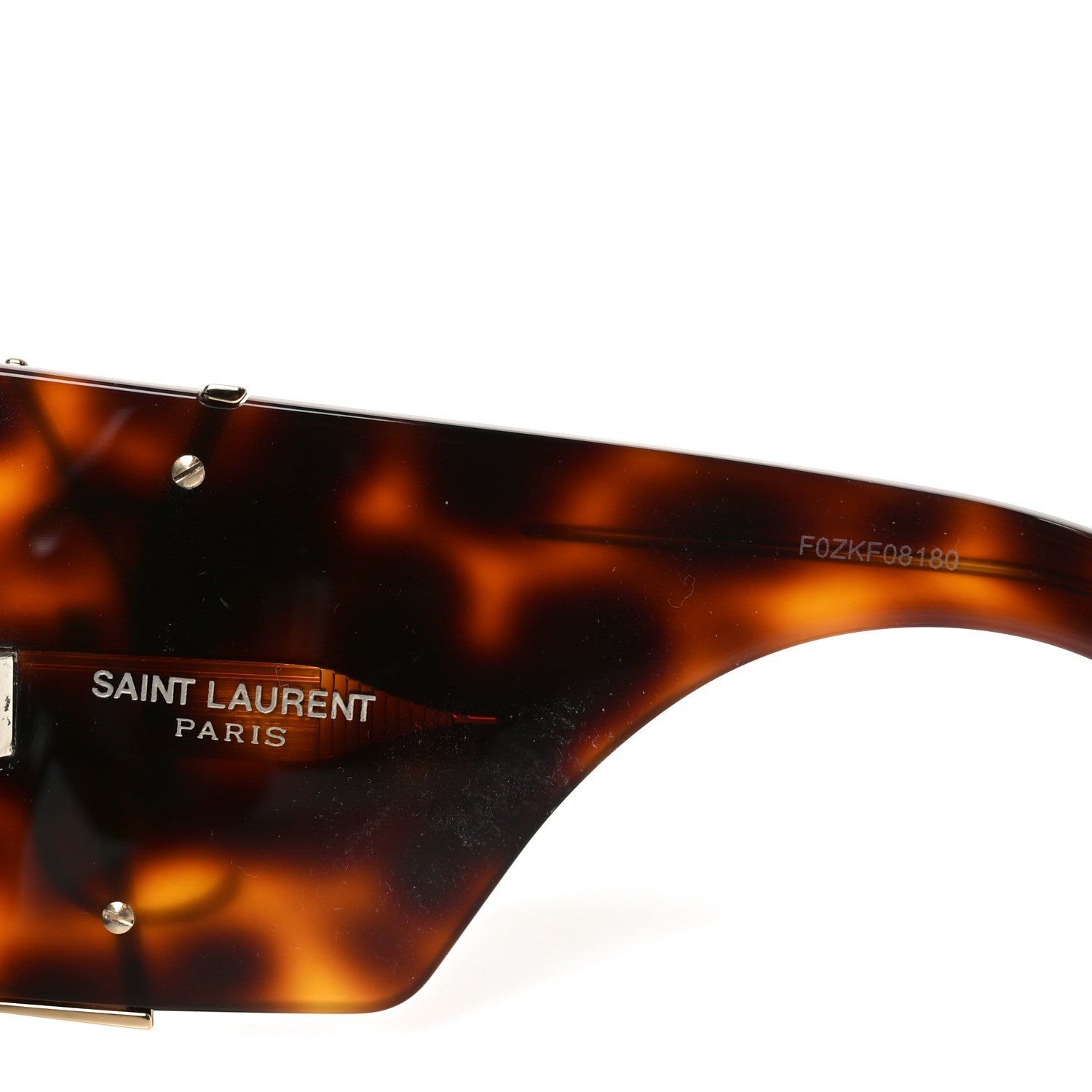 Saint Laurent Square Sunglasses — Tortoise