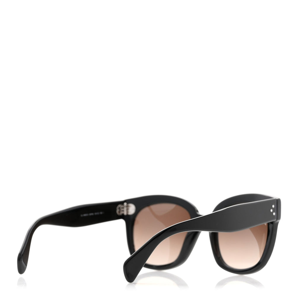 Celine Square Sunglasses — Black