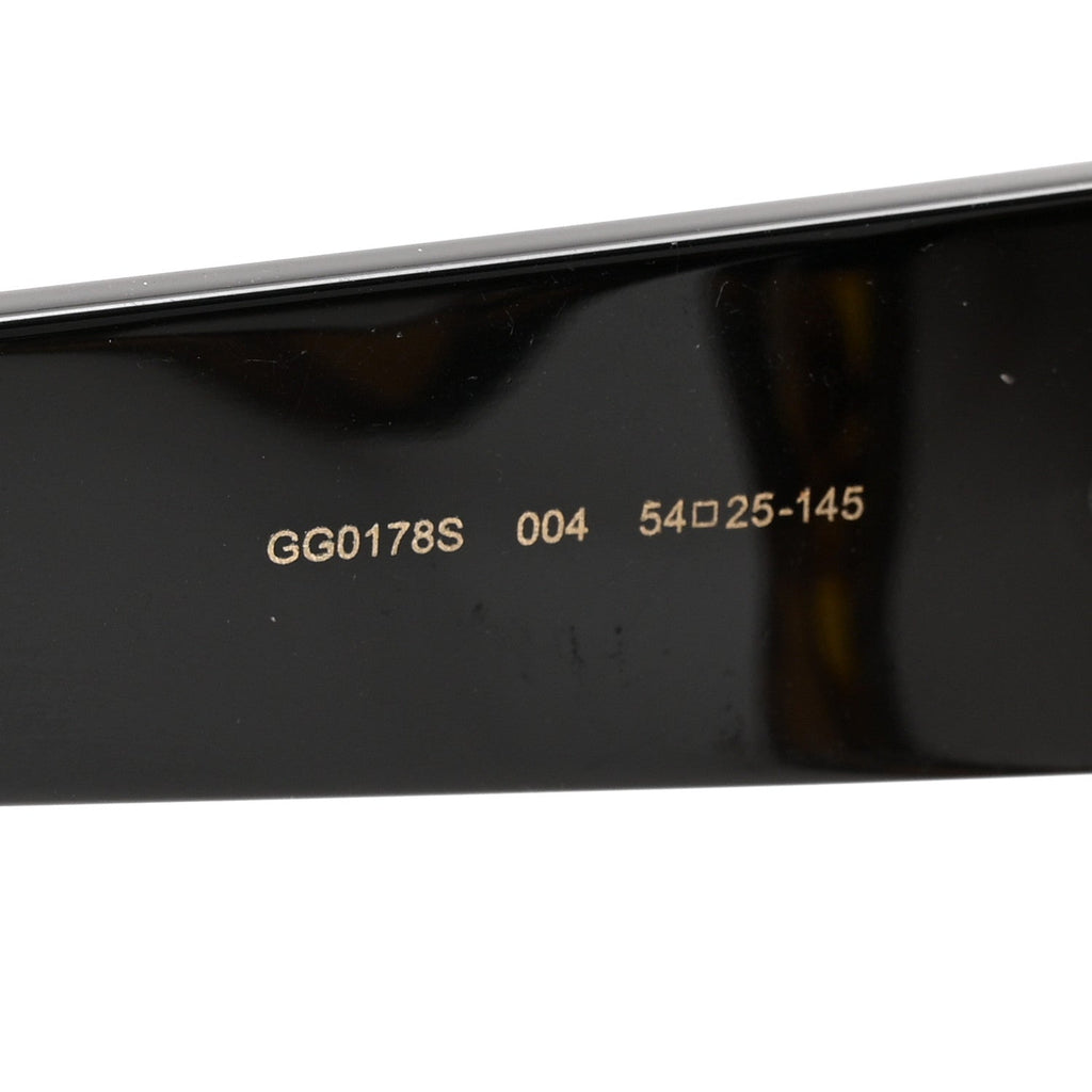 Gucci Square Sunglasses — Havana GG0178S