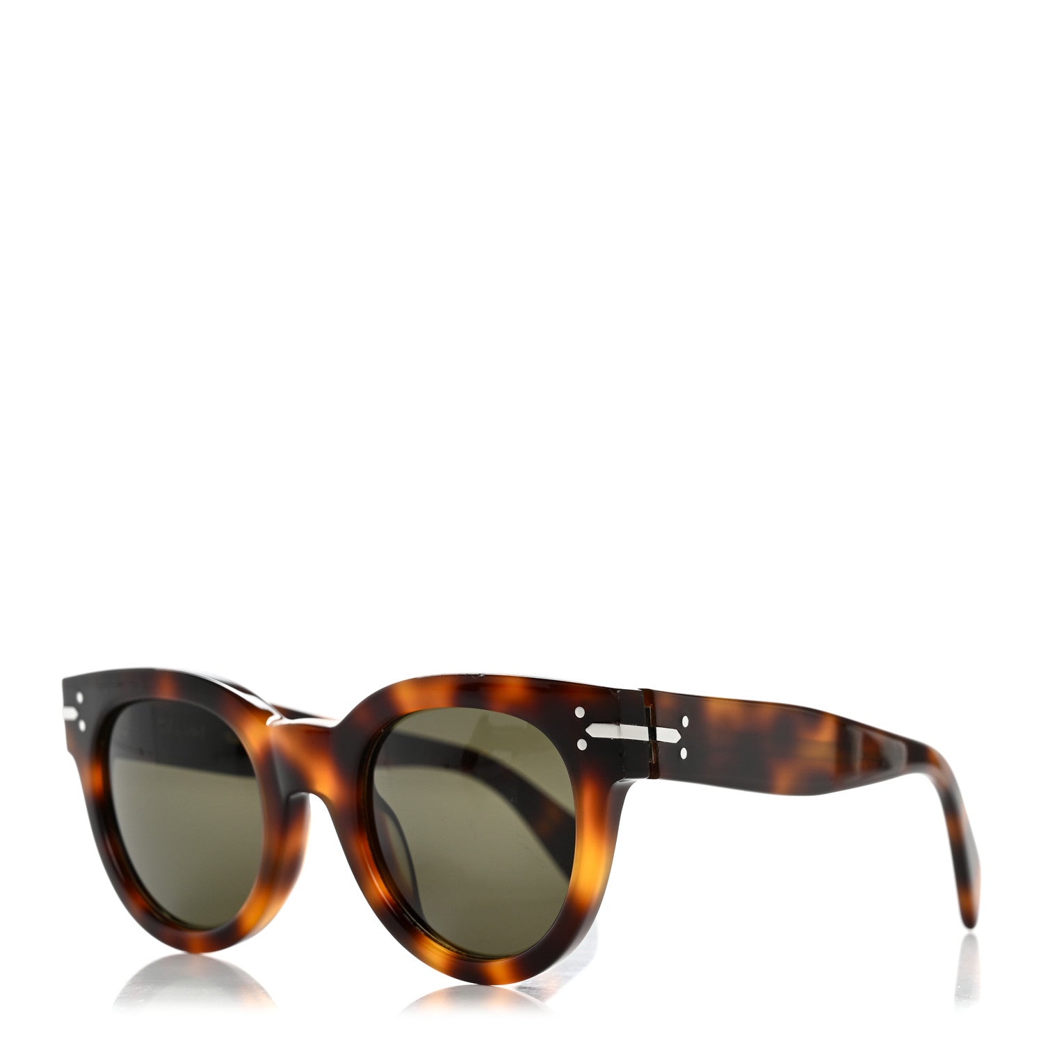 Celine Square Sunglasses — Tortoise
