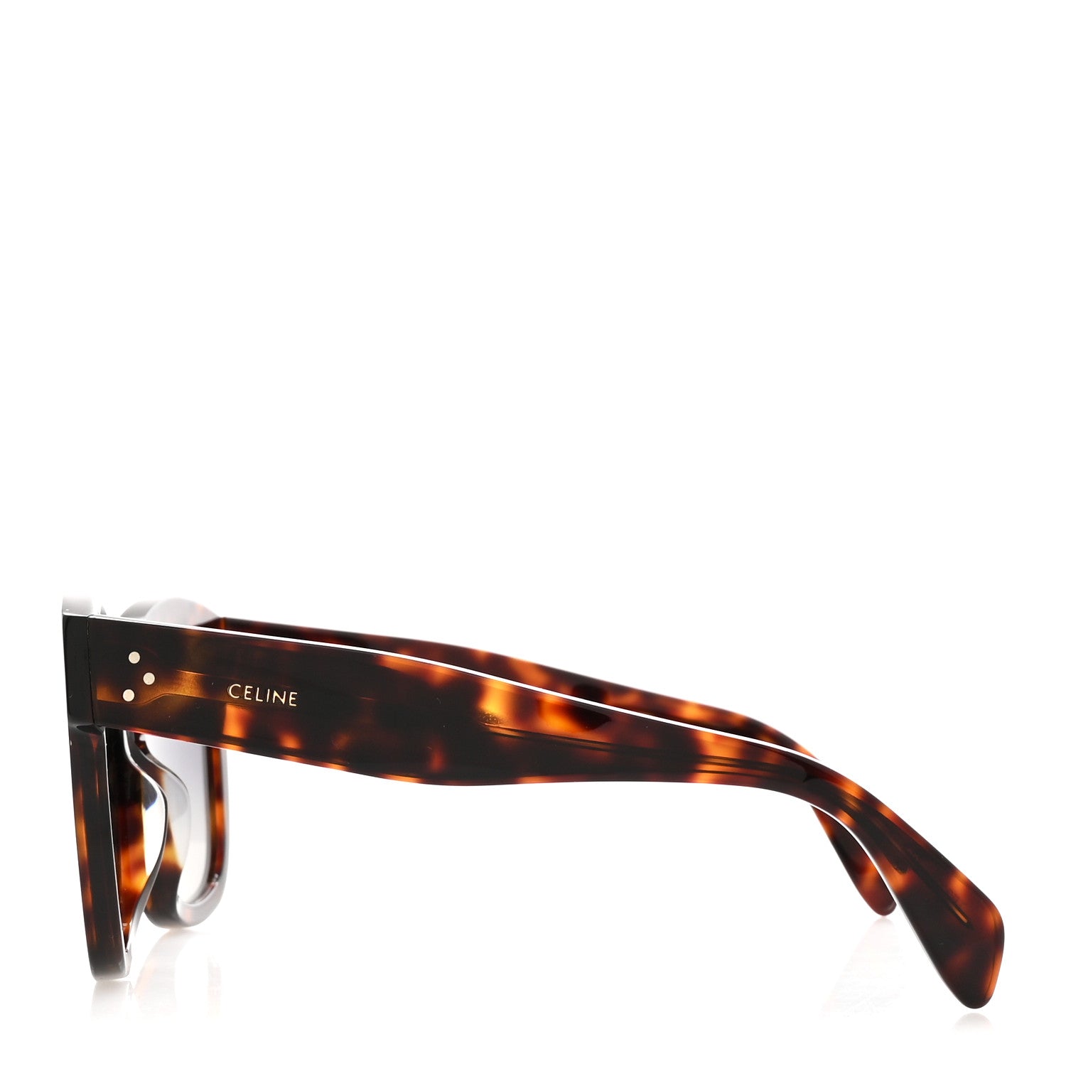 Celine Square Sunglasses — Tortoise