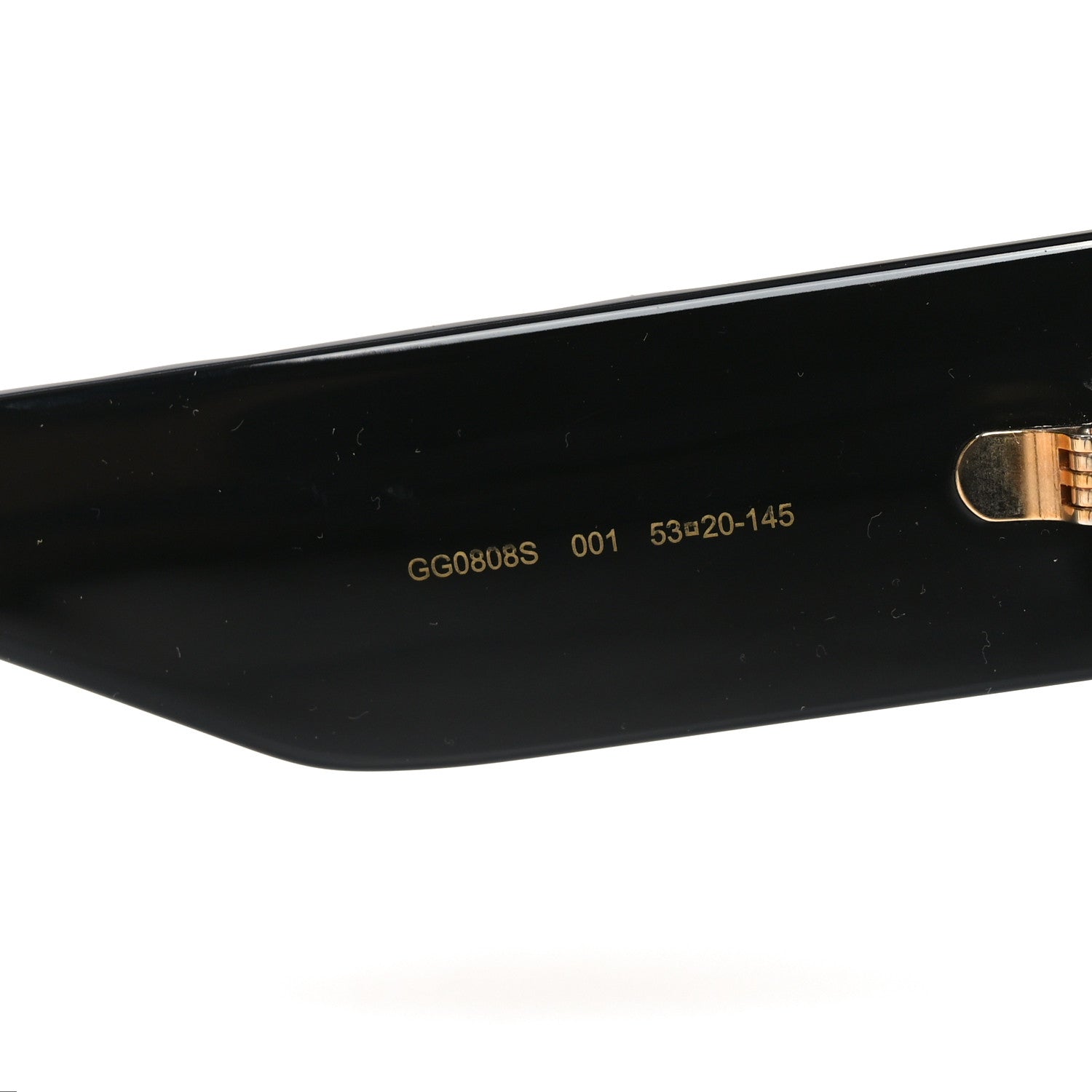 Gucci Oversized Sunglasses — Black GG0808S