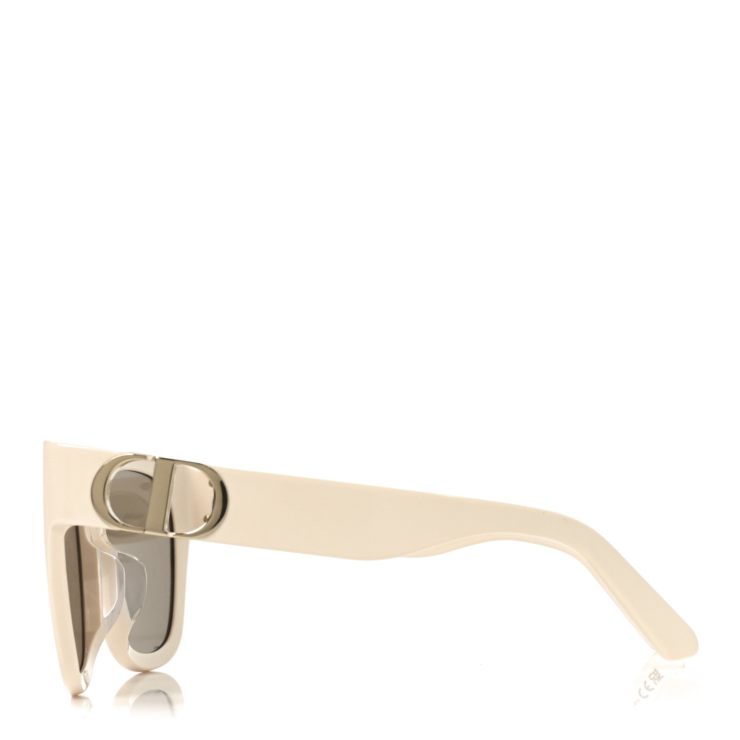 Dior Square Sunglasses — White