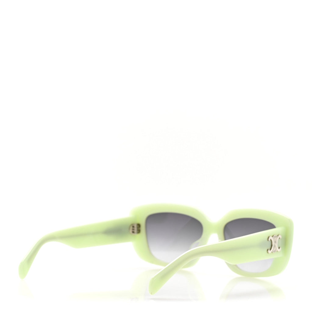 Celine Square Sunglasses — Green