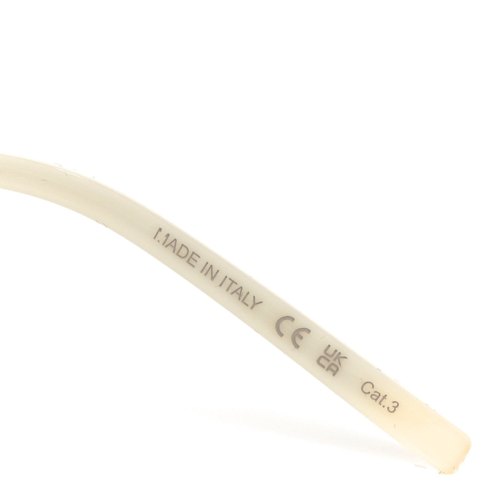 Saint Laurent Cat-Eye Sunglasses — Ivory SL 737