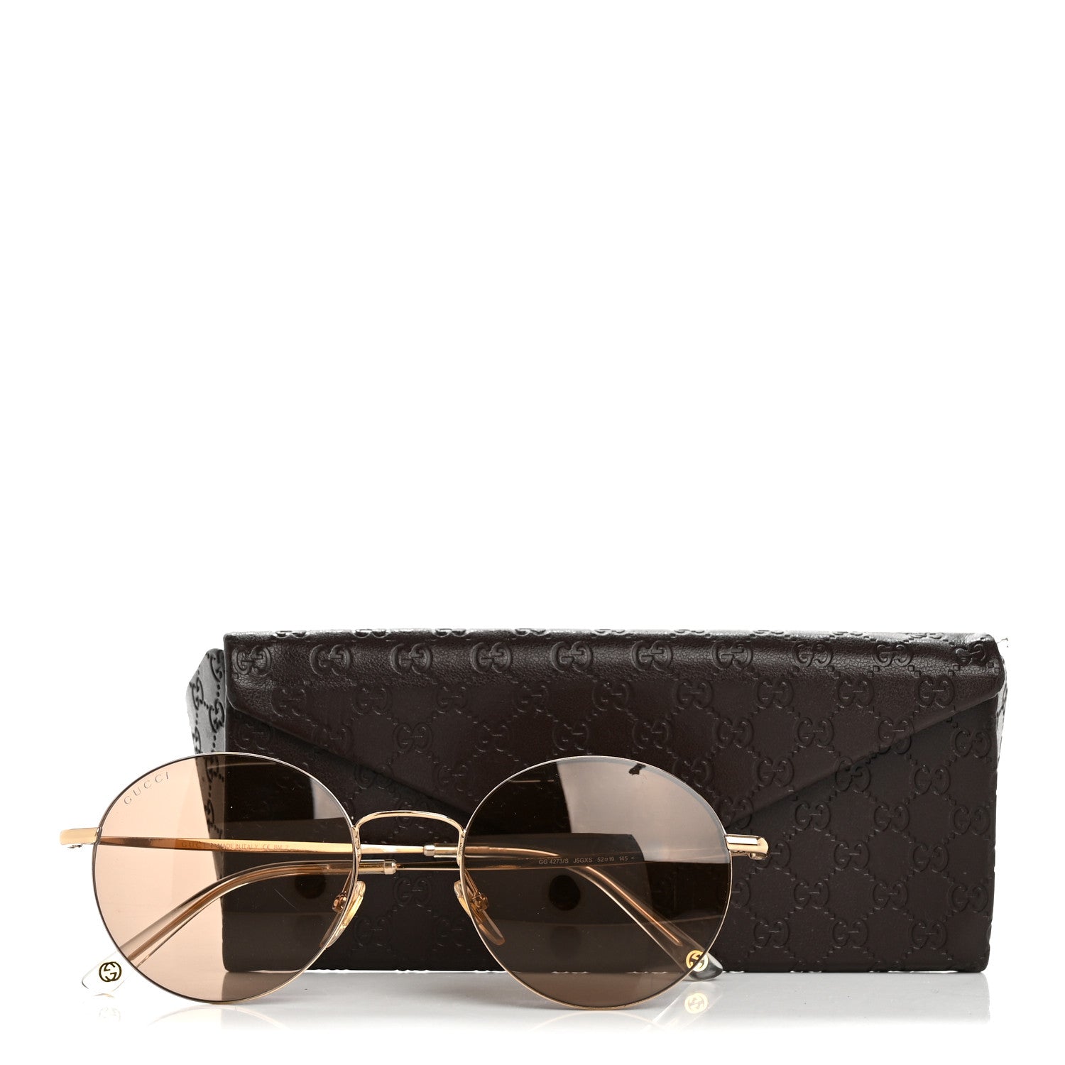 Gucci Round Sunglasses — Gold GG4273