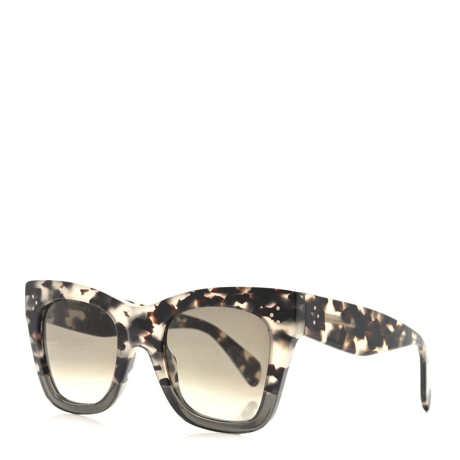 Celine Square Sunglasses — Havana