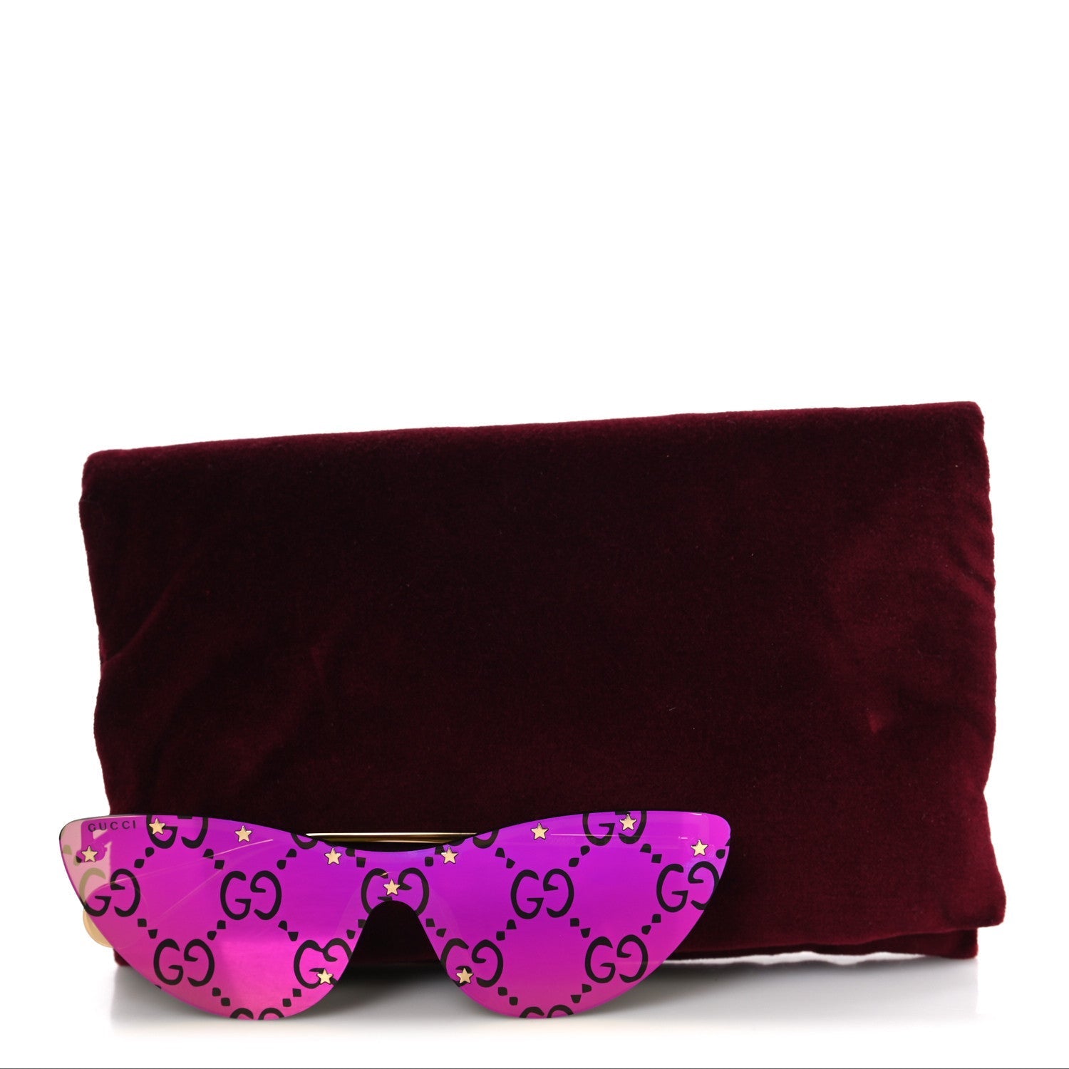 Gucci Cat-Eye Sunglasses — Purple GG0666S