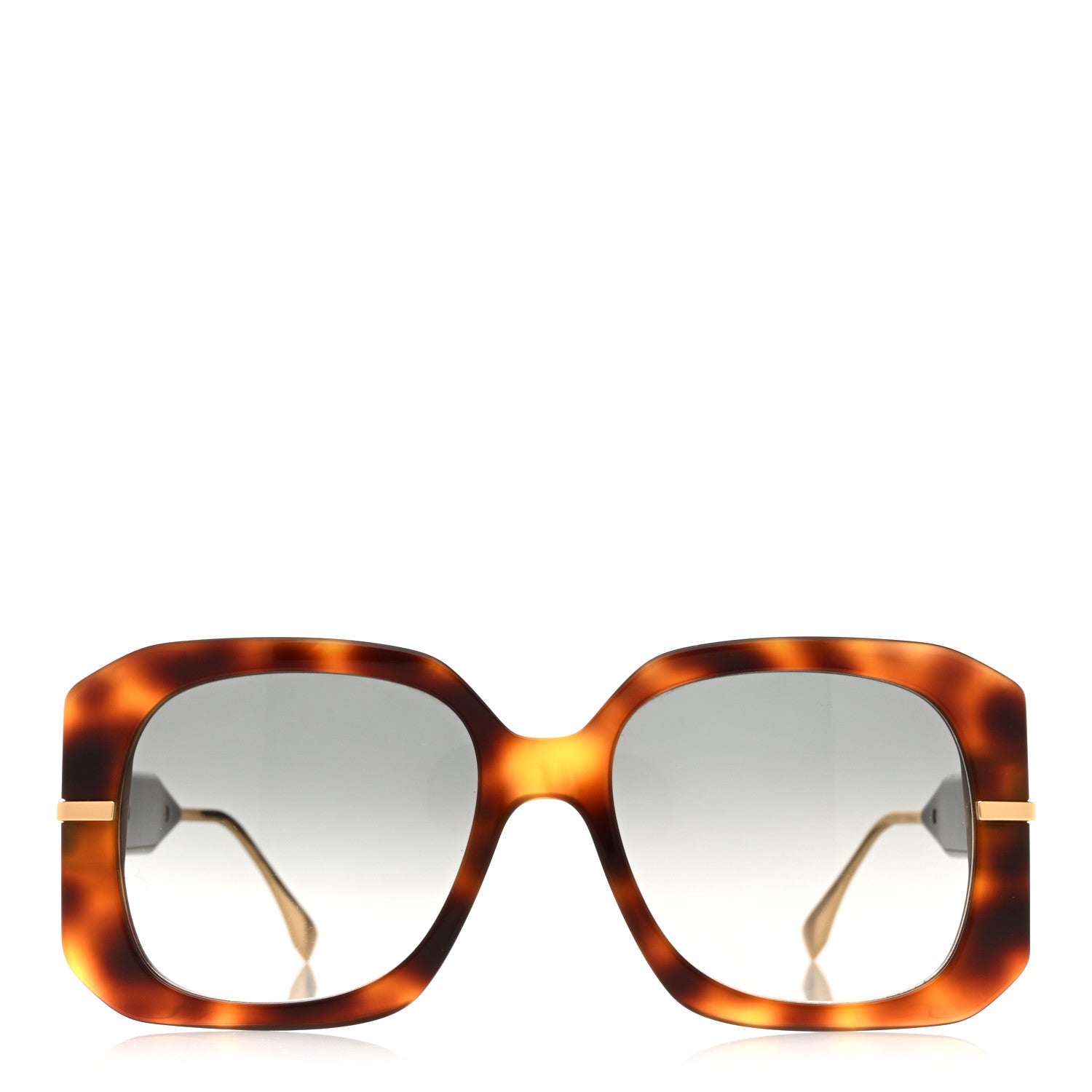 Fendi Square Sunglasses — Tortoise