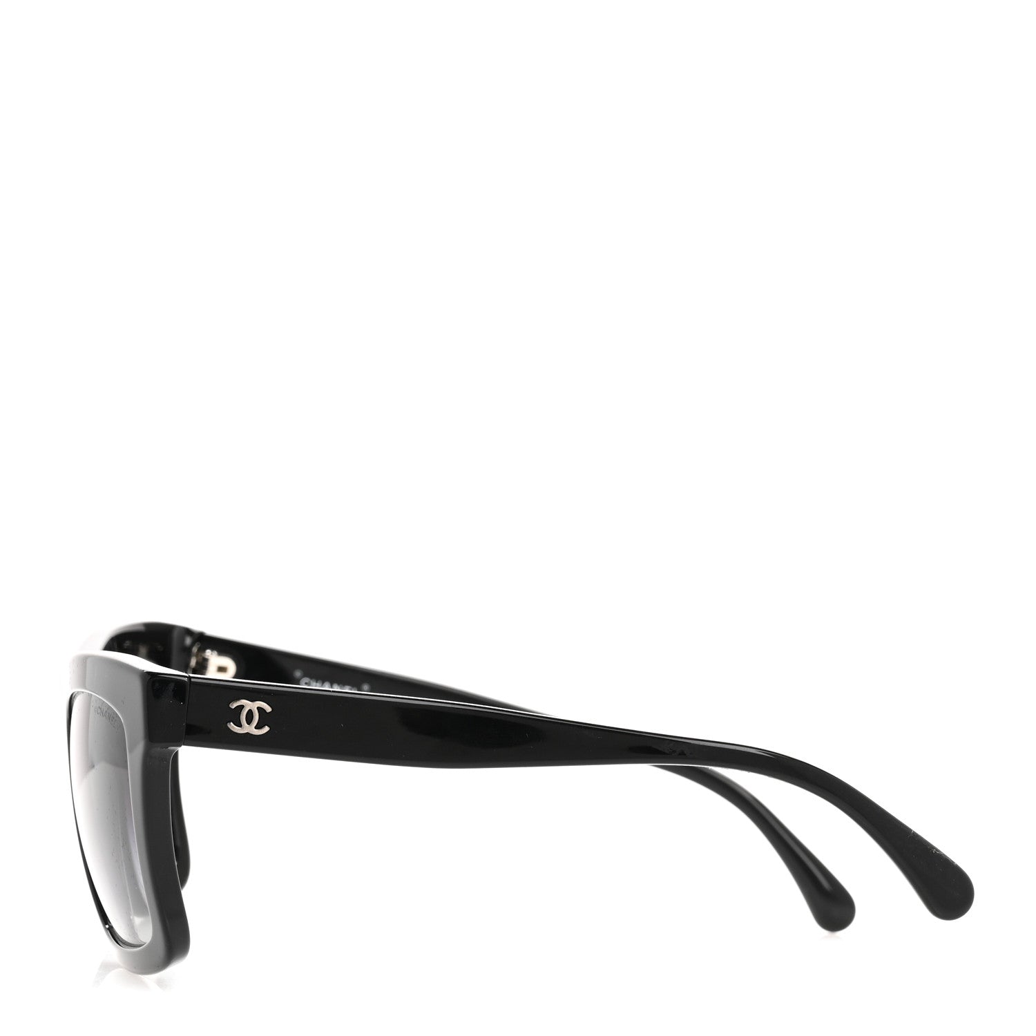 Chanel Oversized Square Sunglasses — Black