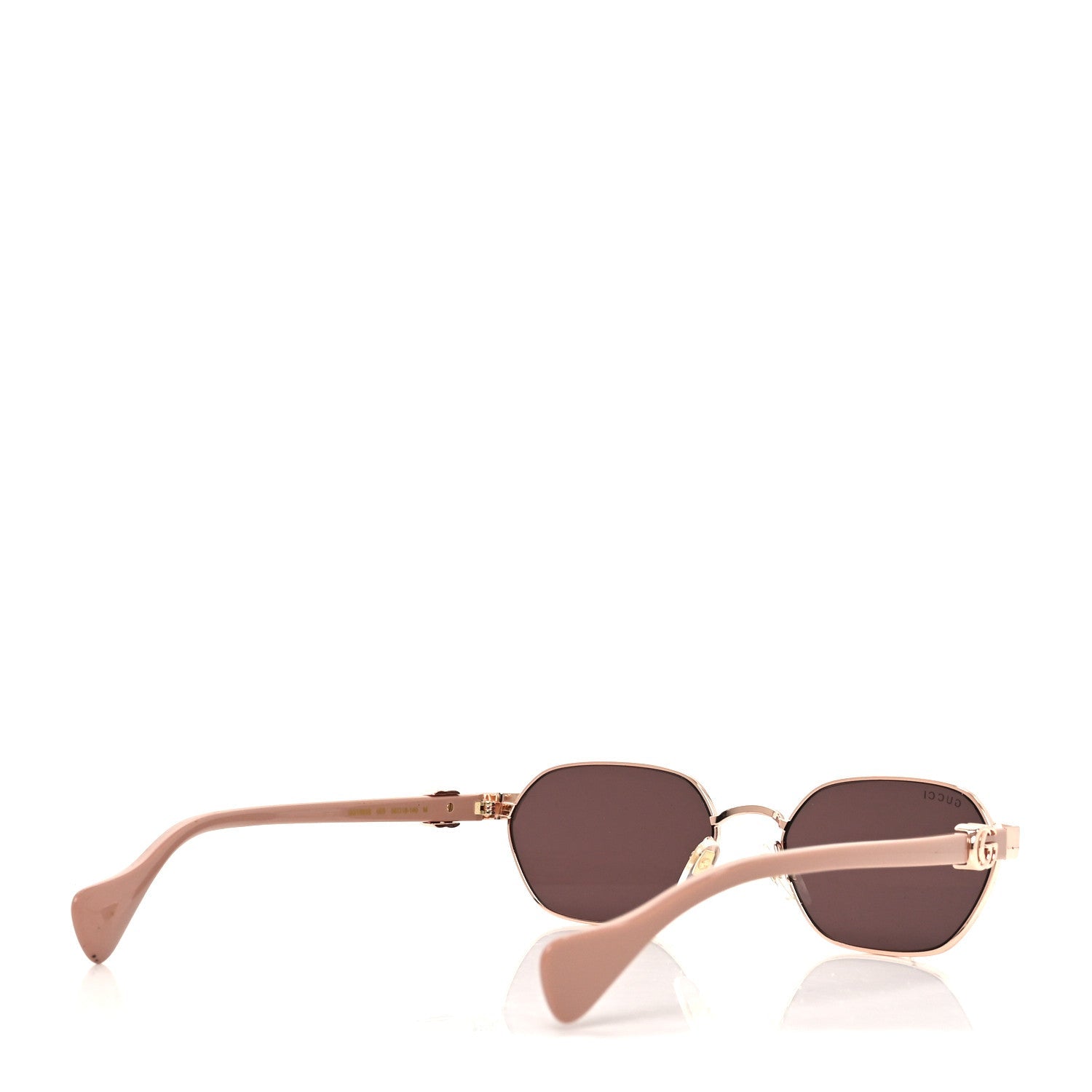 Gucci Square Sunglasses — Rose Gold GG1593S
