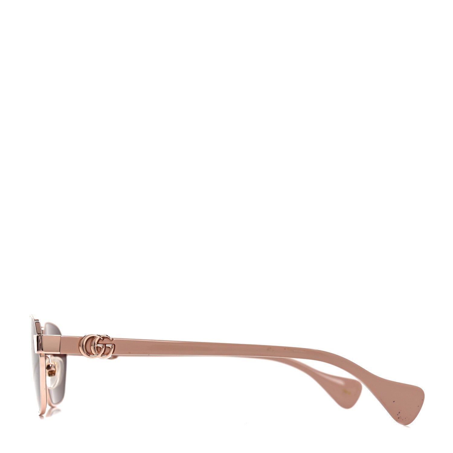 Gucci Square Sunglasses — Rose Gold GG1593S