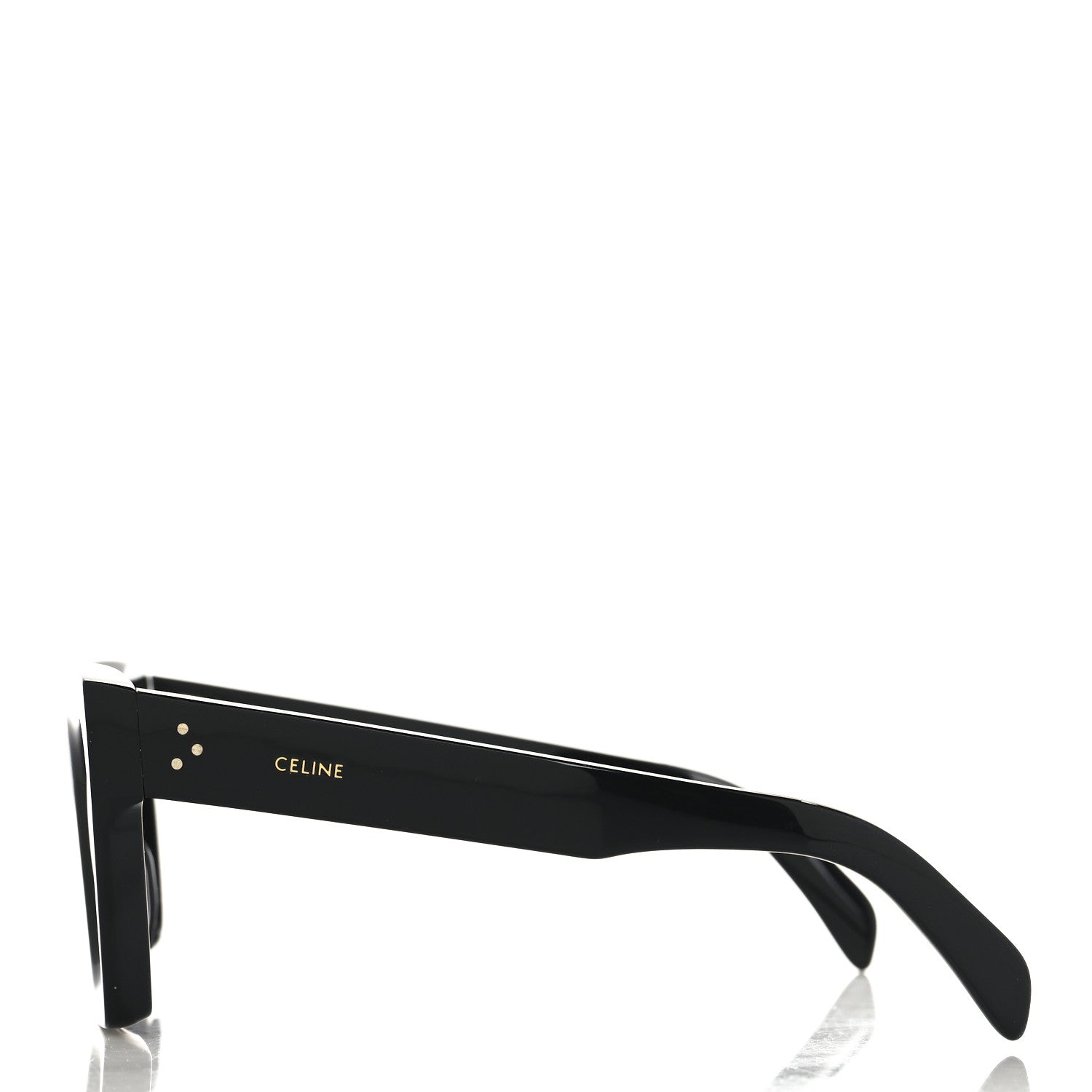 Celine Square Sunglasses — Black