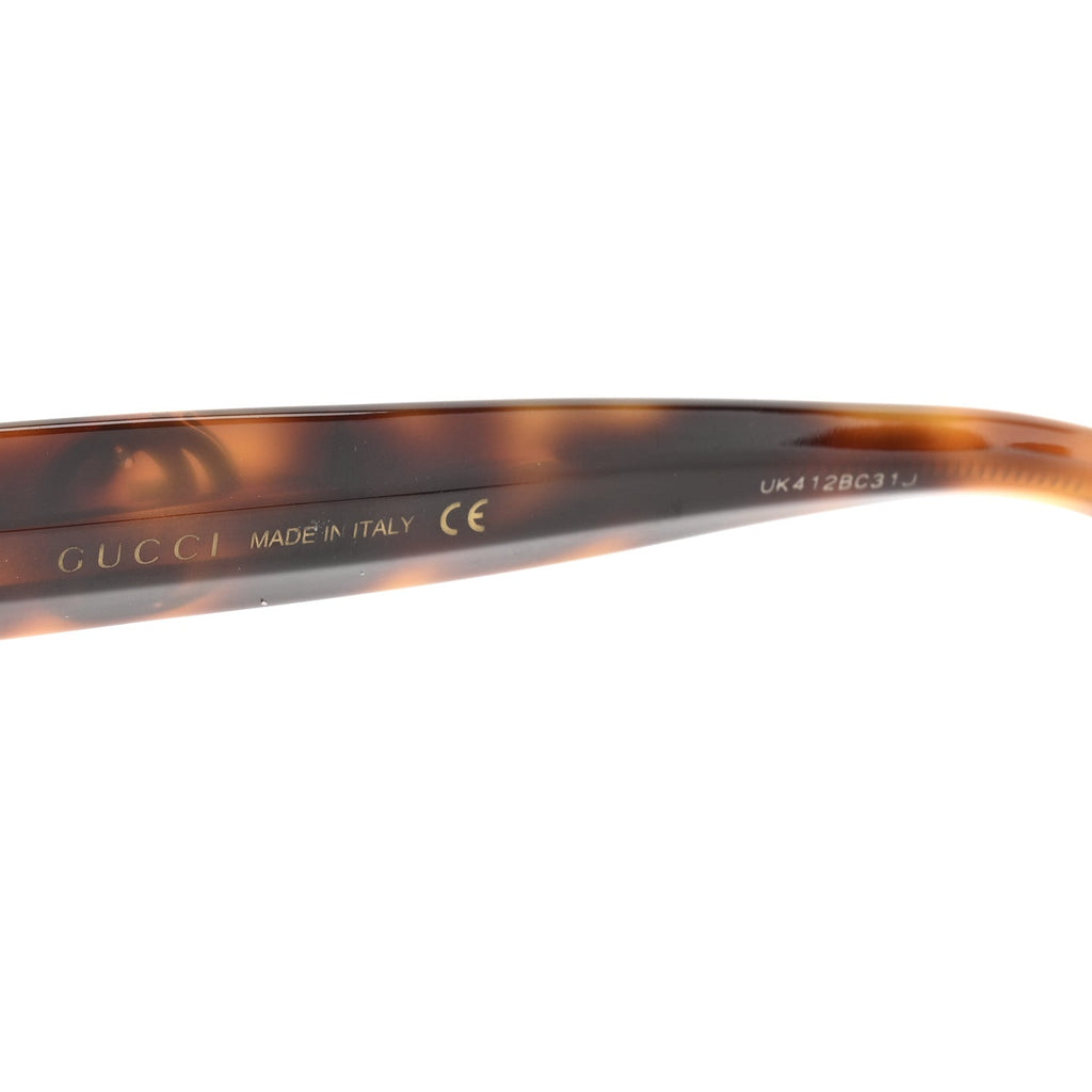 Gucci Round Sunglasses — Tortoise GG0208S