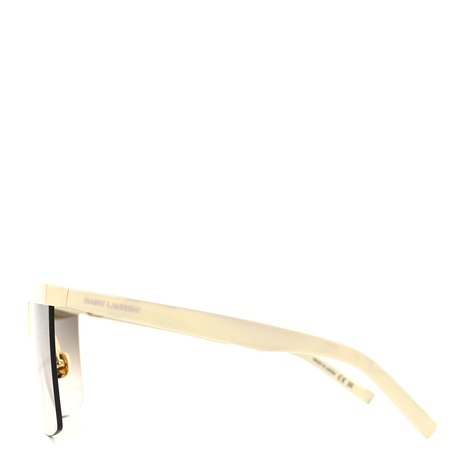 Saint Laurent Mask Sunglasses — White SL 537
