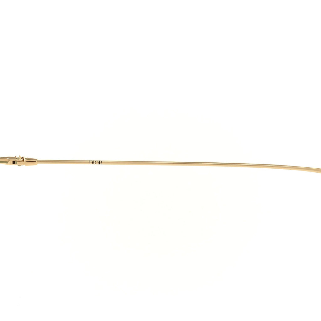 Dior Cat-Eye Sunglasses — Gold