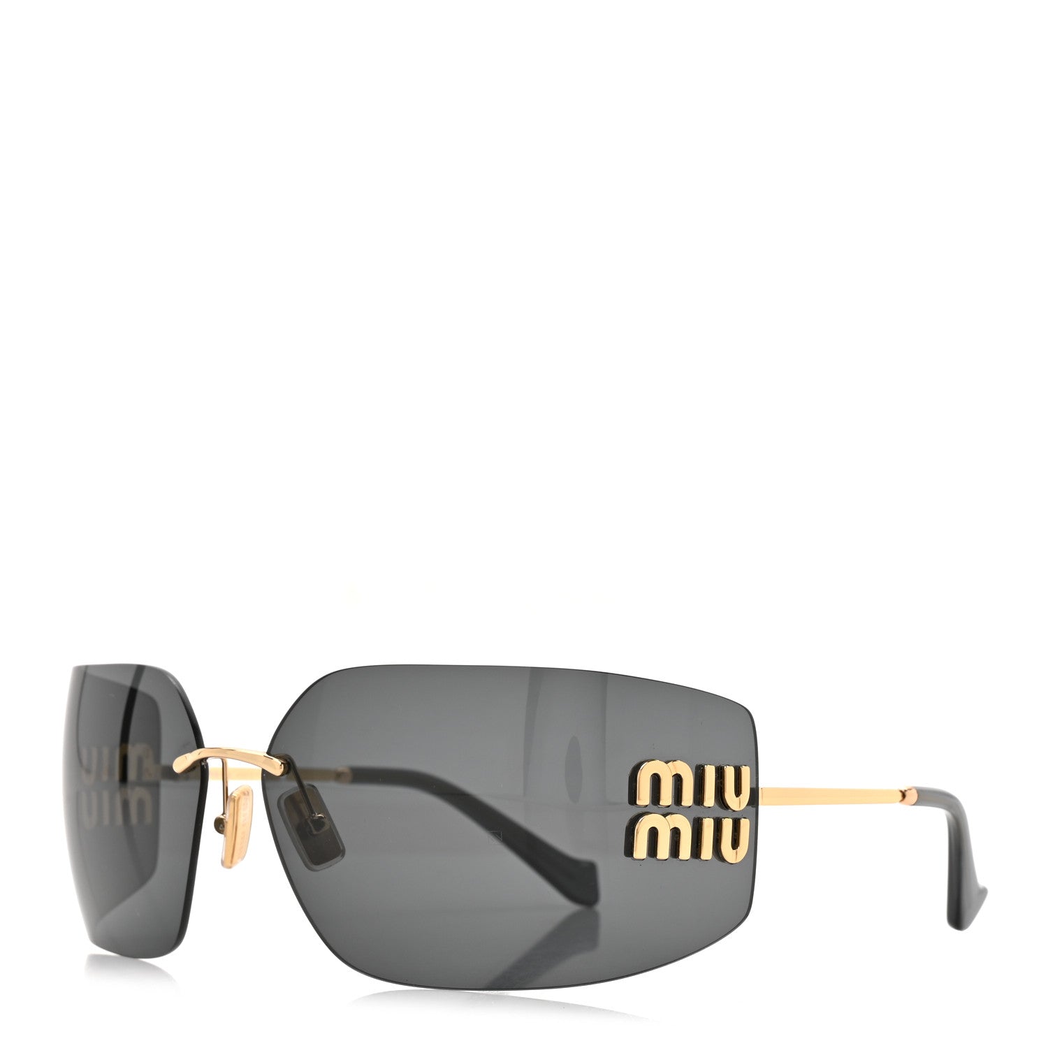 Miu Miu Square Sunglasses — Grey SMU54Y