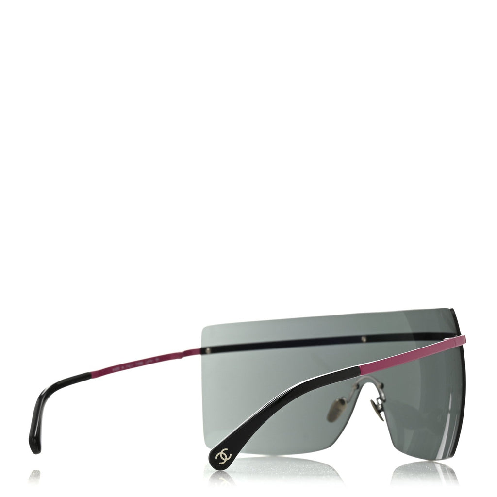 Chanel Shield Sunglasses — Pink