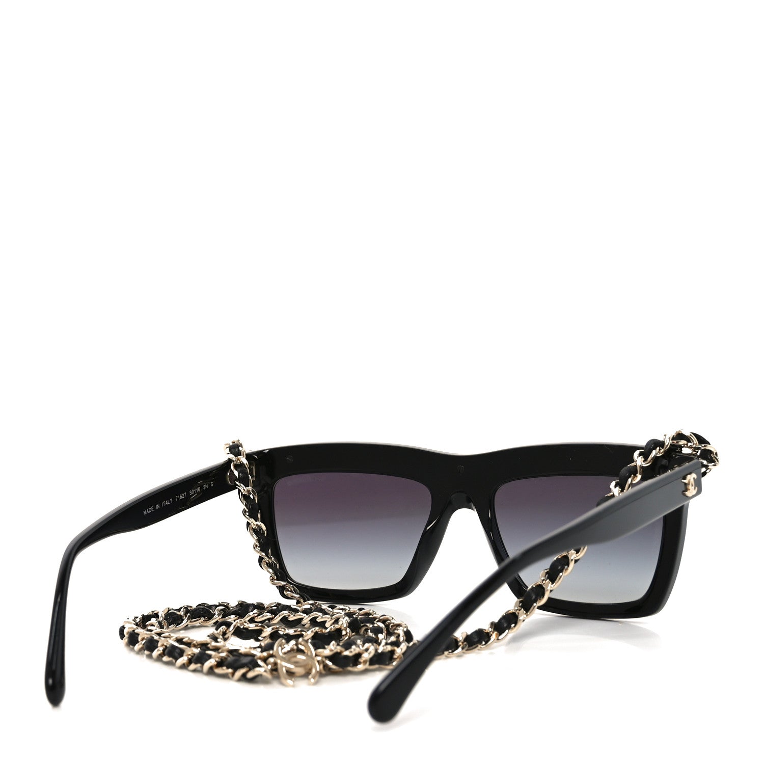 Chanel Square Sunglasses — Black