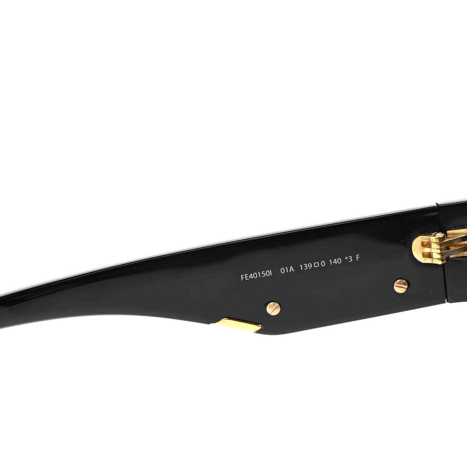 Fendi Shield Sunglasses — Black