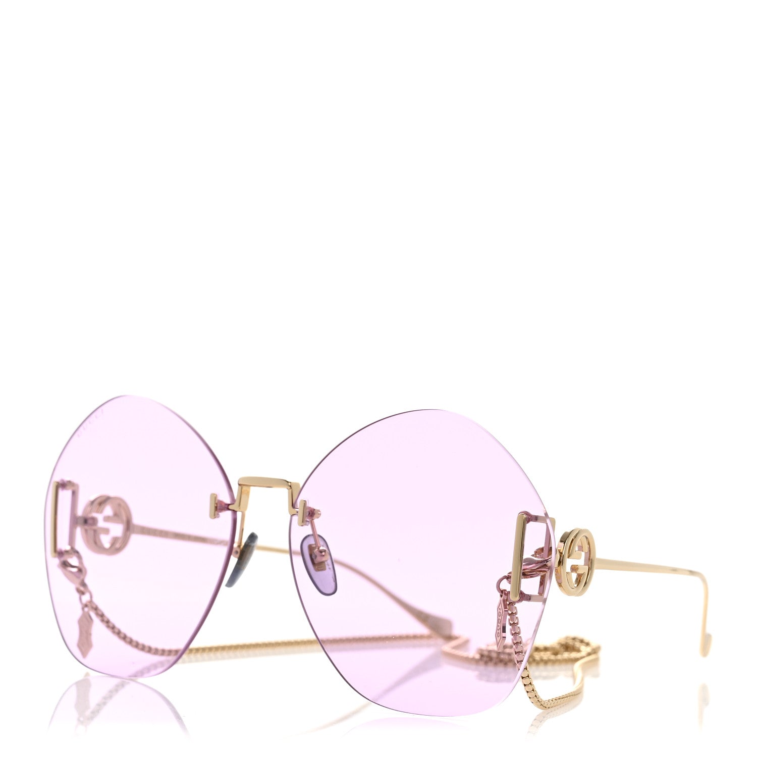 Gucci Round Sunglasses — Purple GG1203S