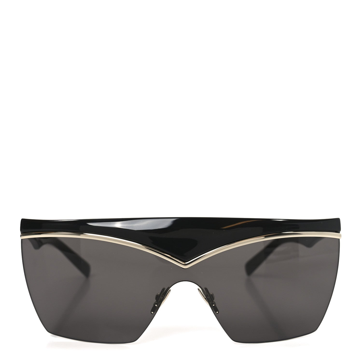 Saint Laurent Square Sunglasses — Black SL 614