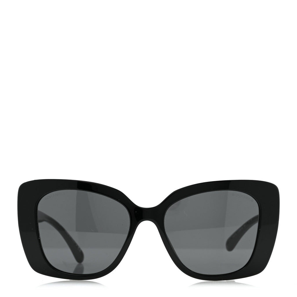 Chanel Square Sunglasses — Black 5422-B