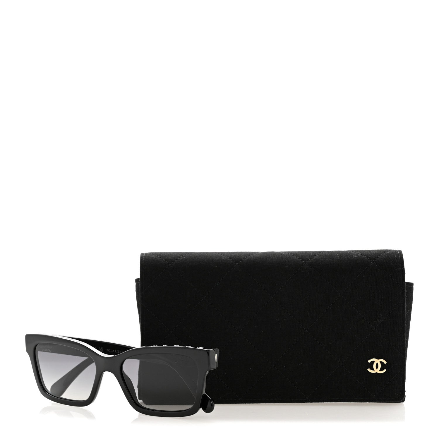 Chanel Square Sunglasses — Black