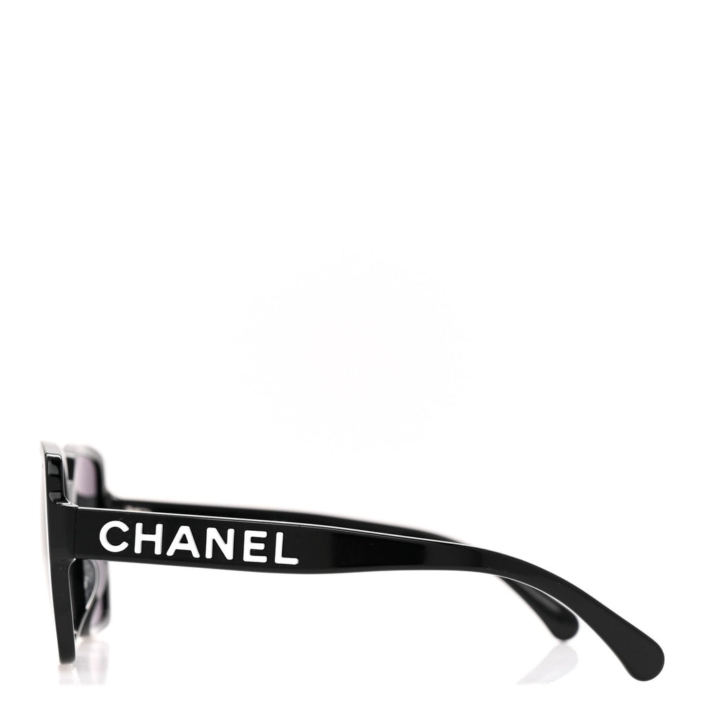 Chanel Square Sunglasses — Black 5408-A