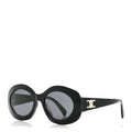 Celine Oversized Round Sunglasses — Black