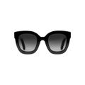 Gucci Round-Frame Acetate Sunglasses With Star — Black