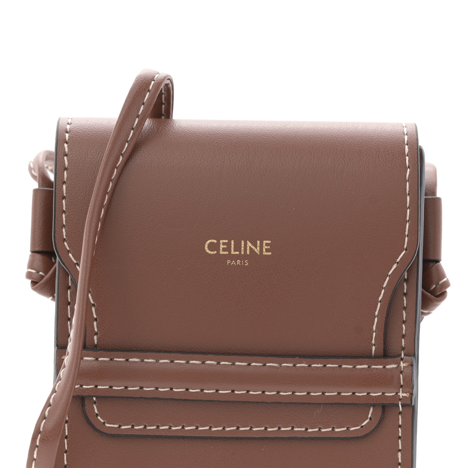 Celine Square Sunglasses — Tan
