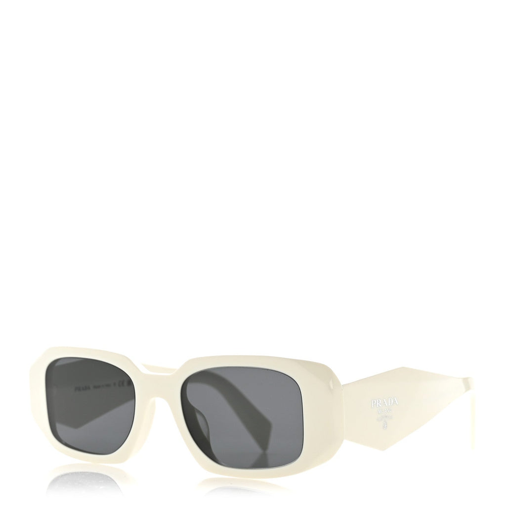 Prada Square Sunglasses — White SPR 17W