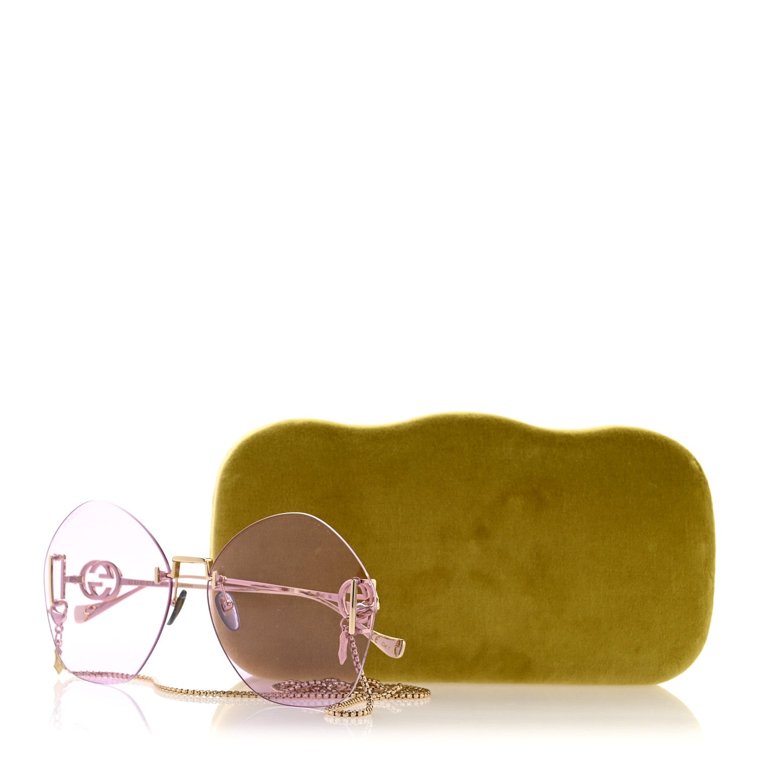 Gucci Round Sunglasses — Purple GG1203S