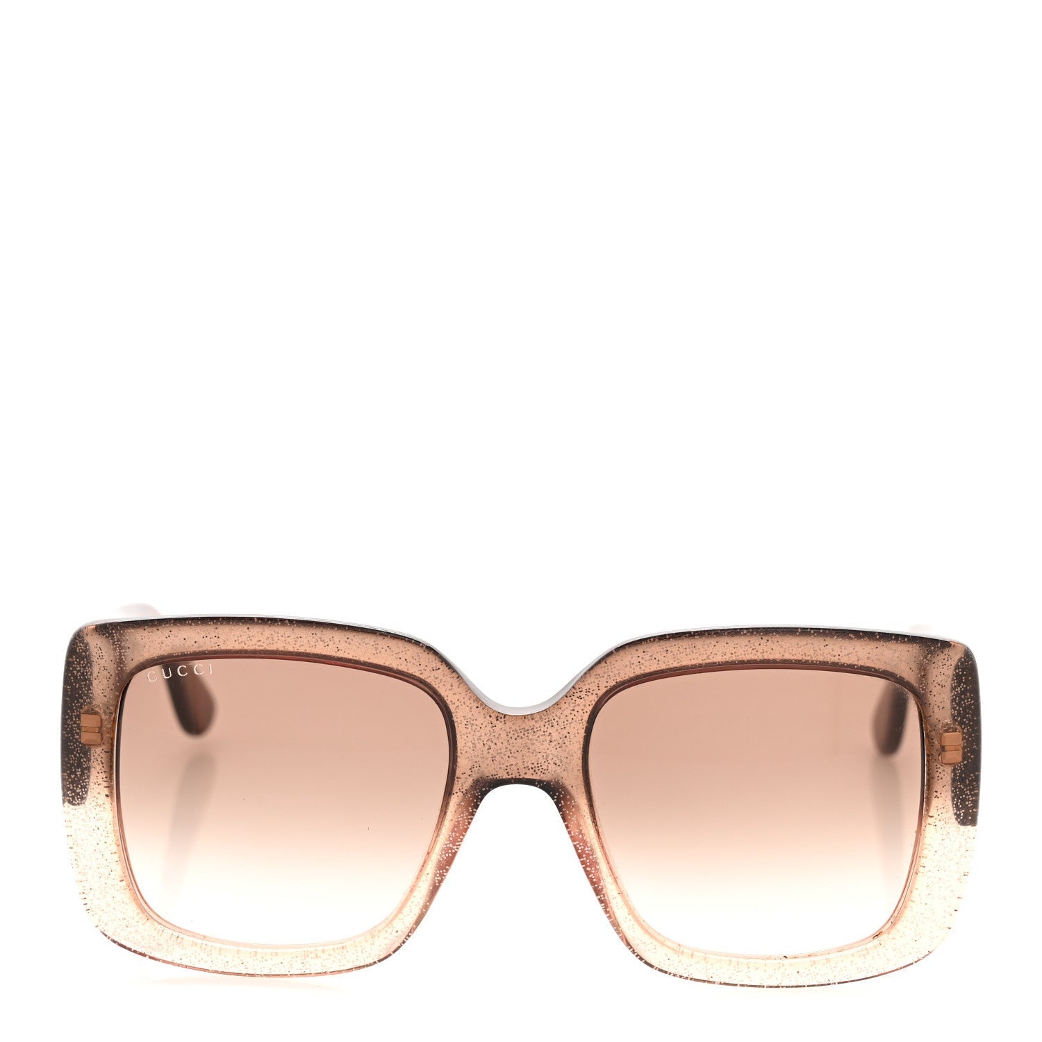 Gucci Square Sunglasses — Brown GG3814S