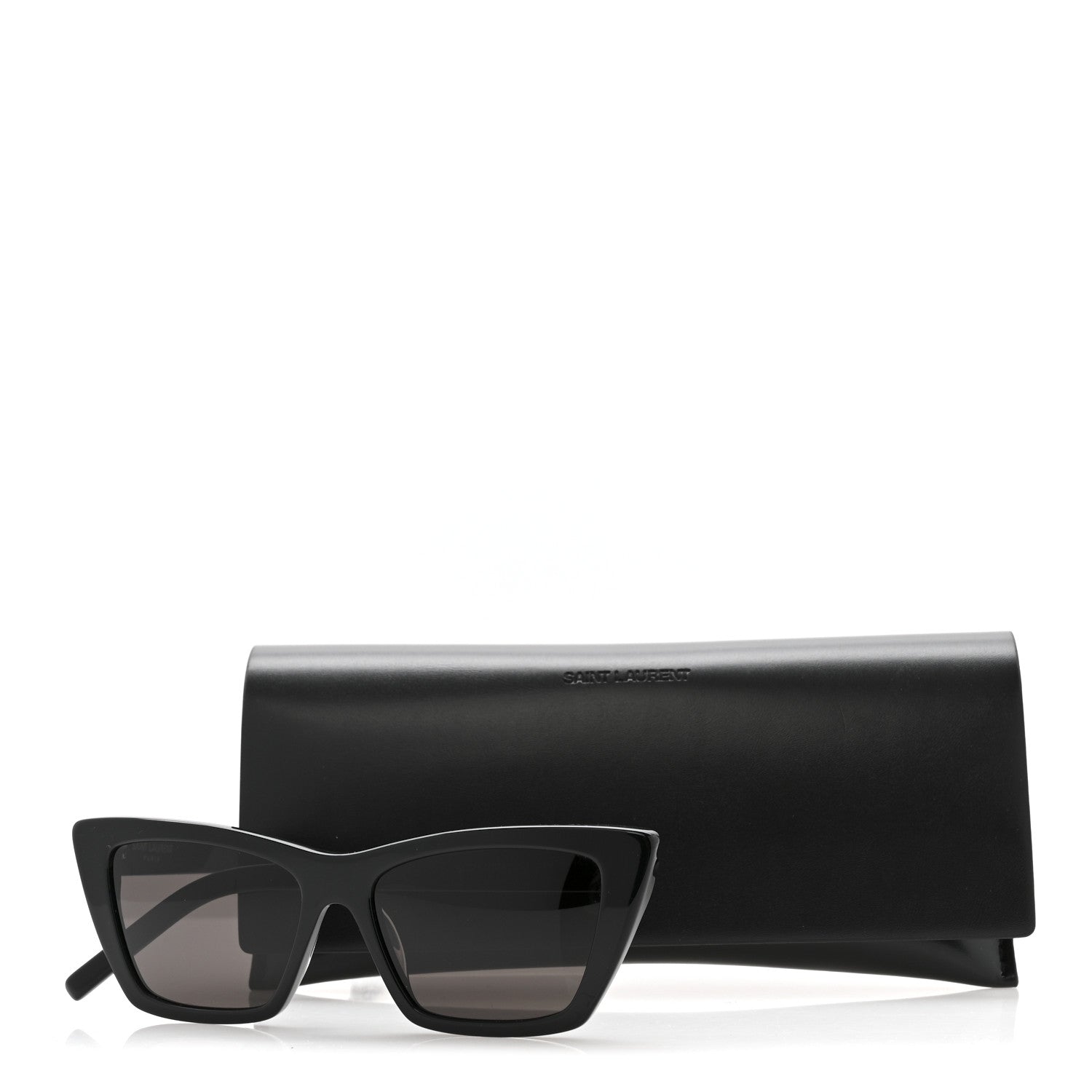 Saint Laurent Cat-Eye Sunglasses — Black SL 276