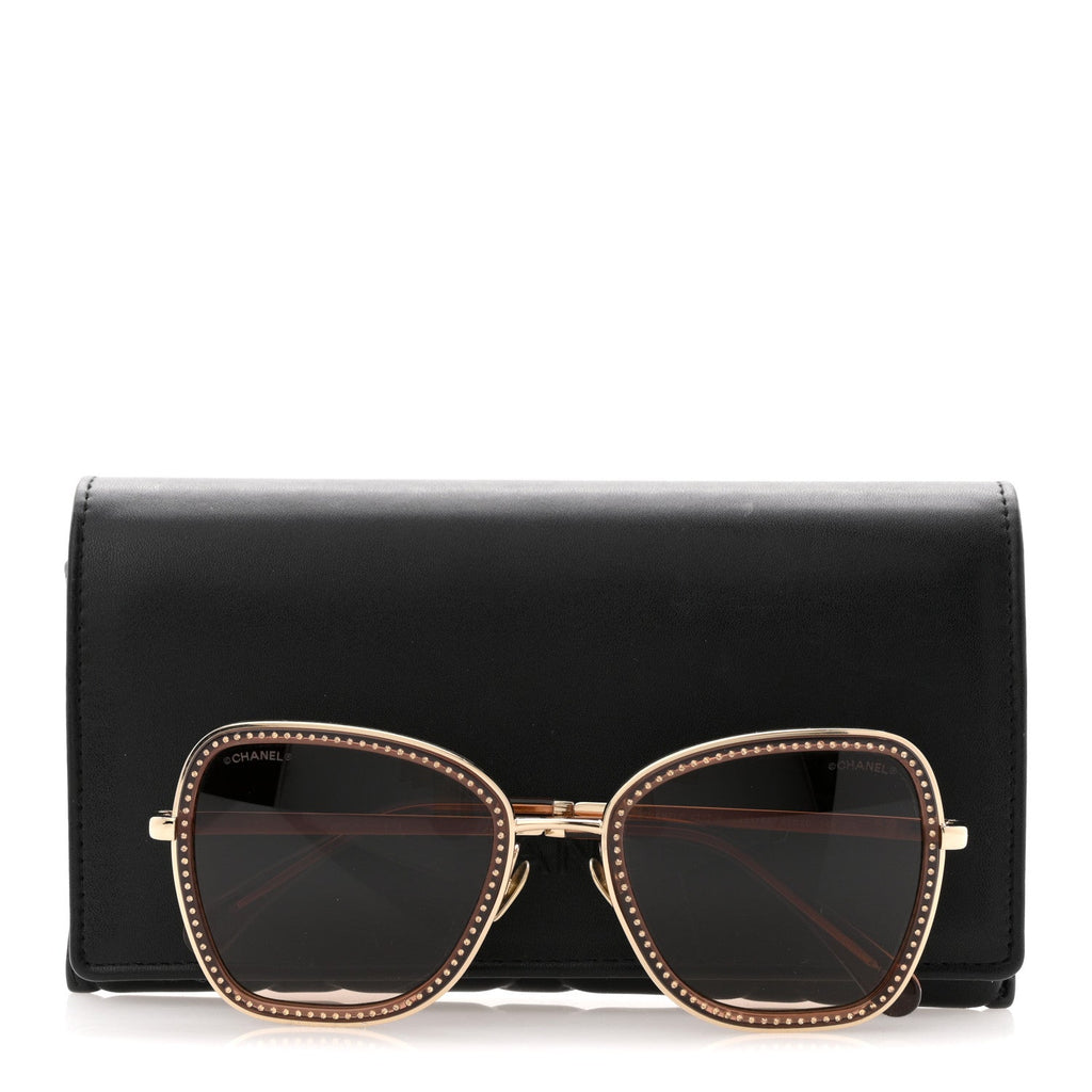 Chanel Square Sunglasses — Brown 4277-B