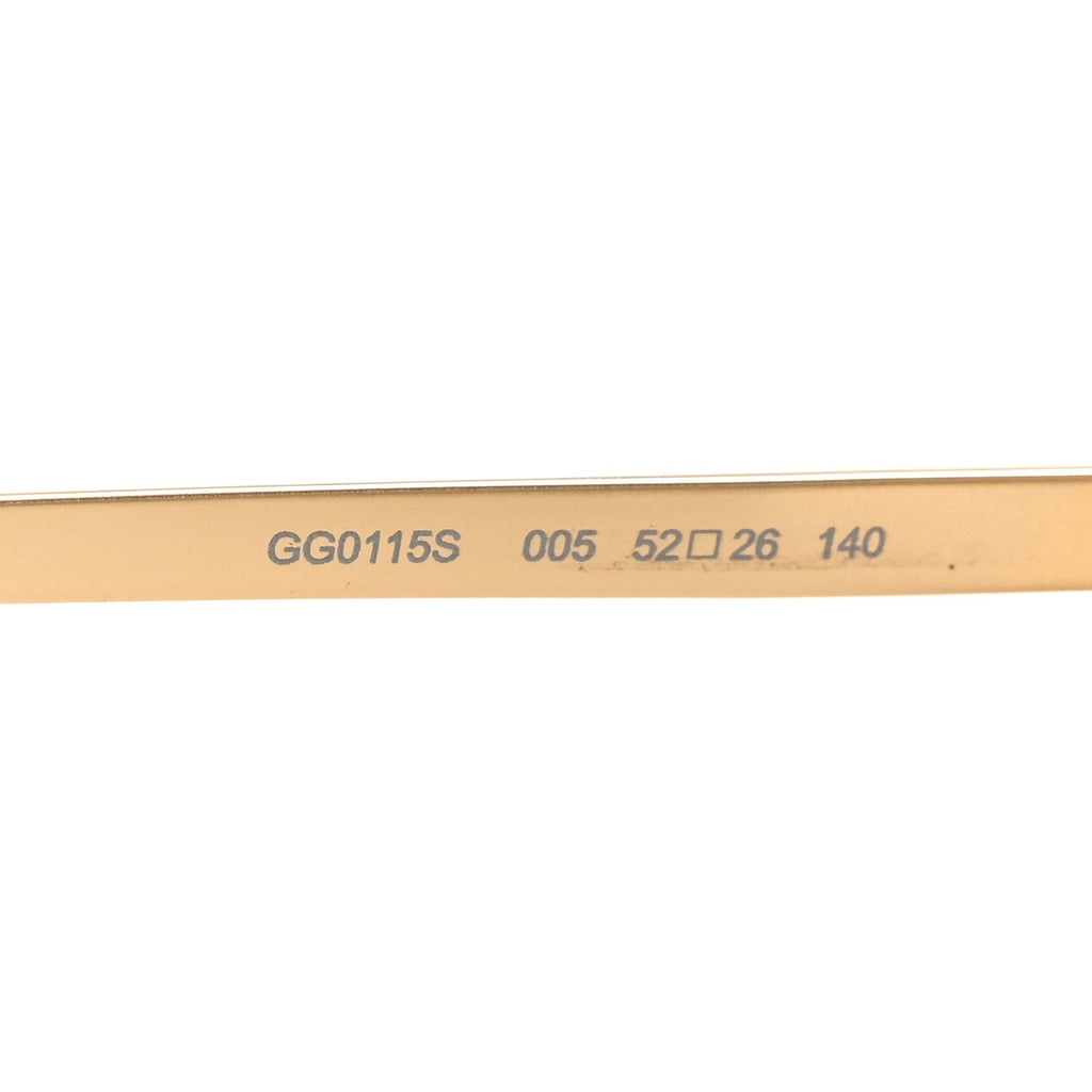 Gucci Square Sunglasses — Crystal GG0115S