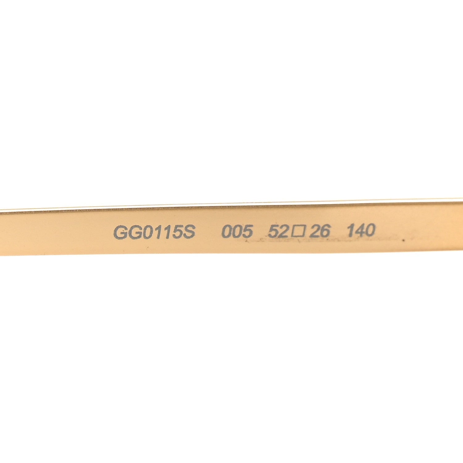 Gucci Square Sunglasses — Crystal GG0115S