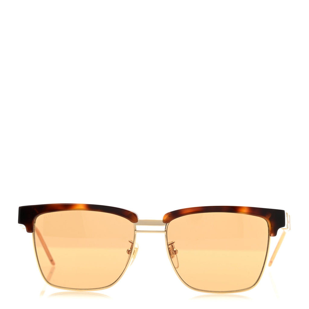 Gucci Aviator Sunglasses — Tortoise GG0603S