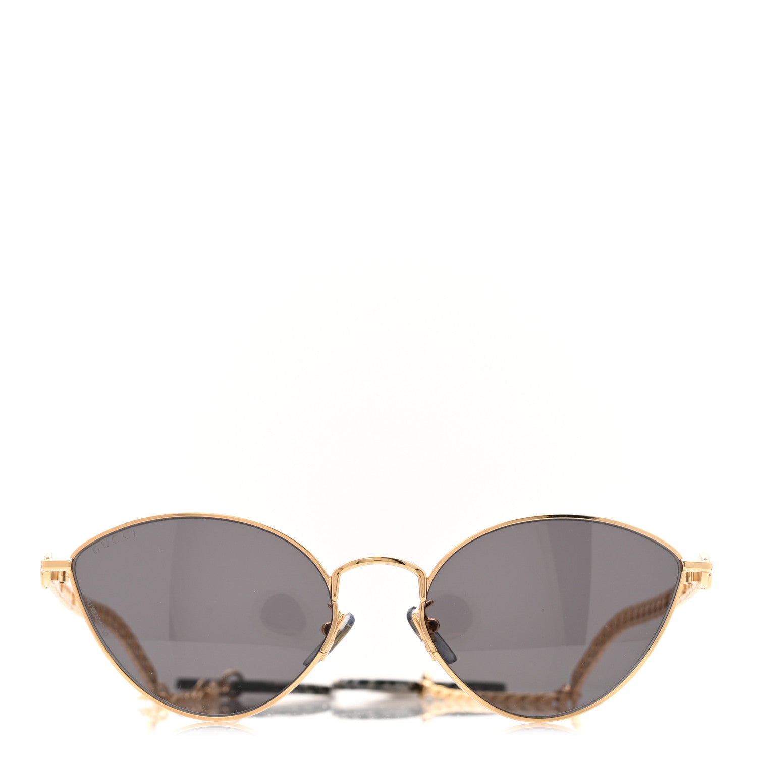 Gucci Cat-Eye Sunglasses — Gold GG0977S