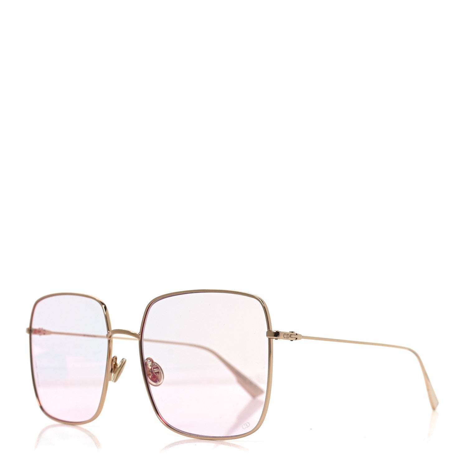 Dior Square Sunglasses — Pink