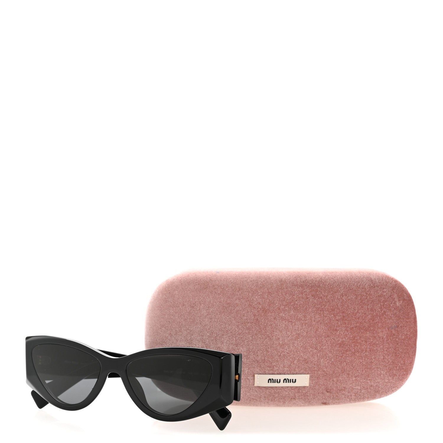 Miu Miu Cat-Eye Sunglasses — Black SMU 06Y