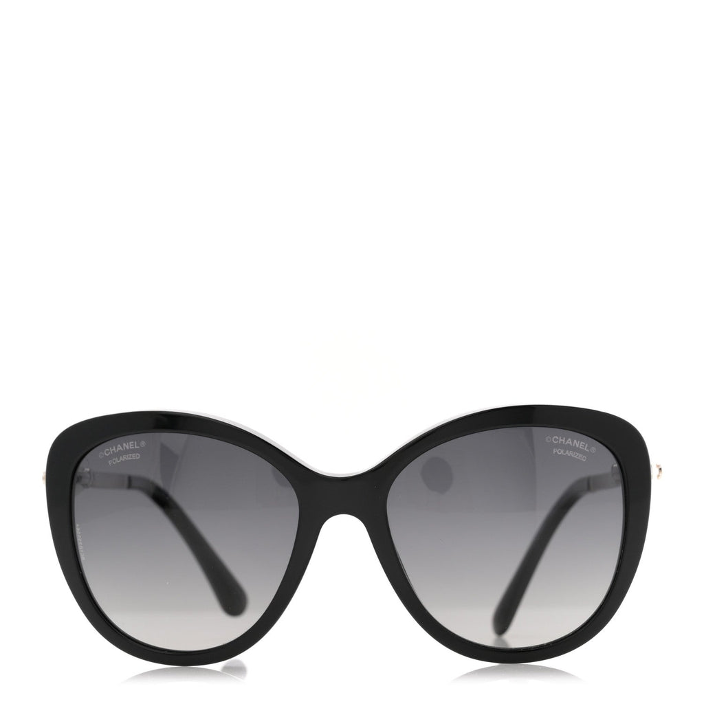 Chanel Cat-Eye Sunglasses — Black 5338-H