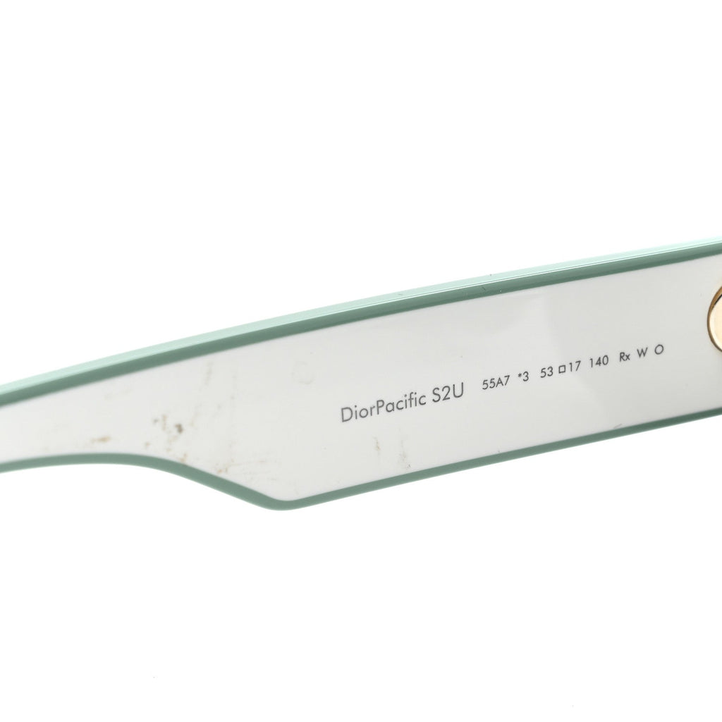 Dior Square Sunglasses — Green