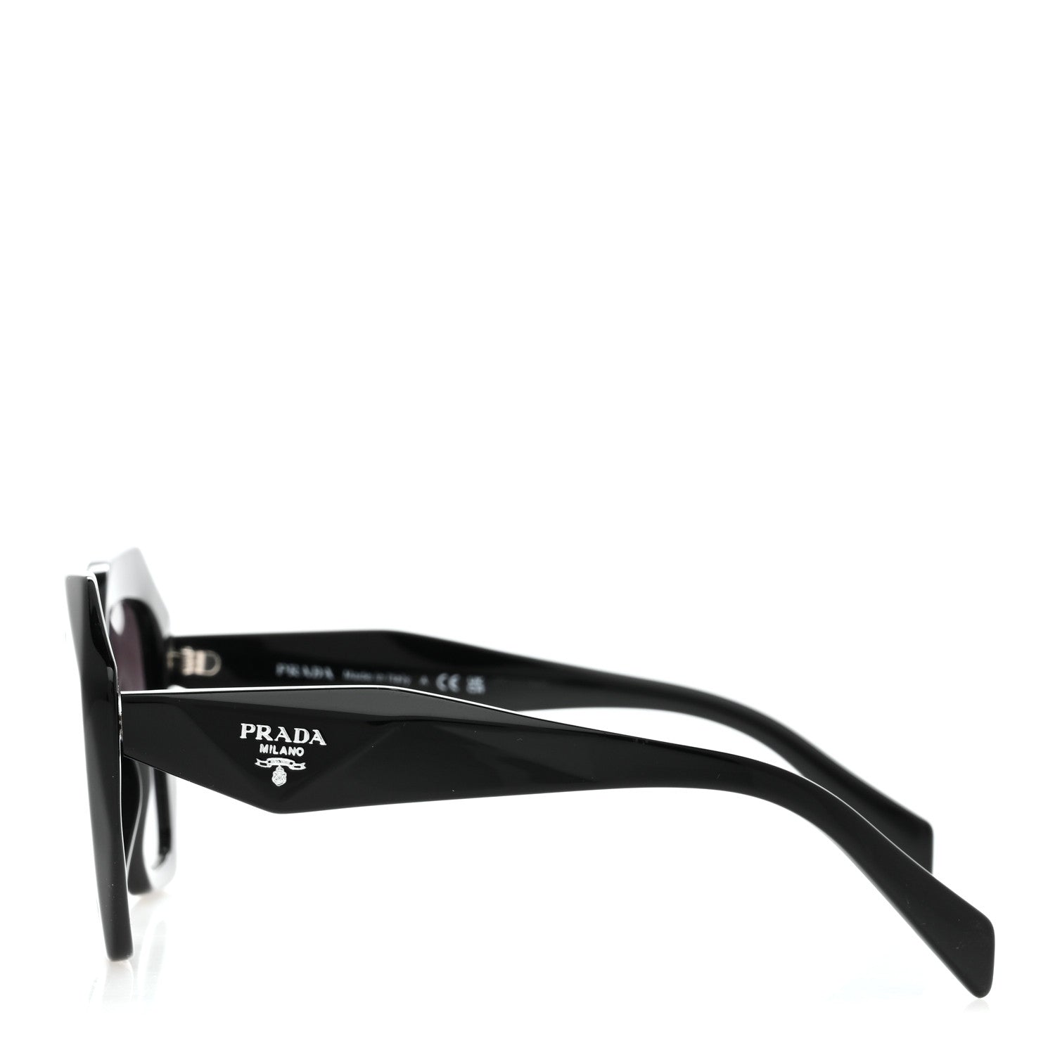 Prada Square Sunglasses — Black SPR 16W
