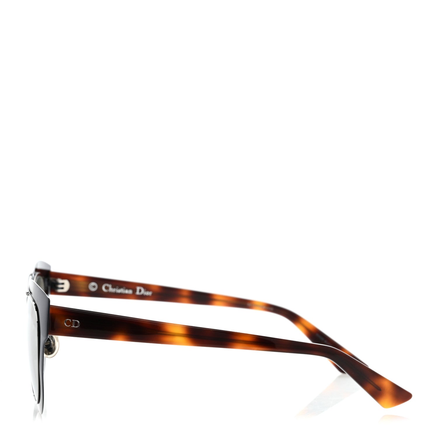 Dior Square Sunglasses — Havana