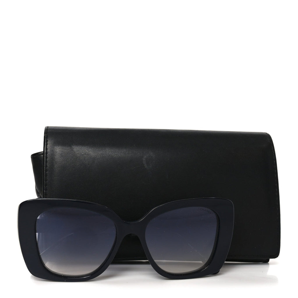 Chanel Square Sunglasses — Black 5422-B